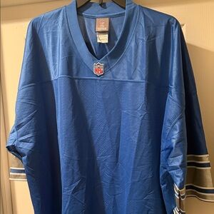 Detroit Lions Blank Jersey Mens Small Vintage Pro Line Blue NWT